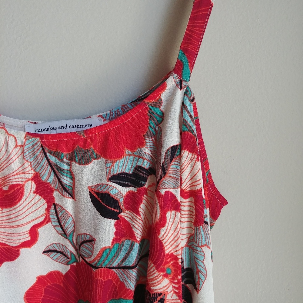 CUPCAKES AND CASHMERE // Cold Shoulder Blouse